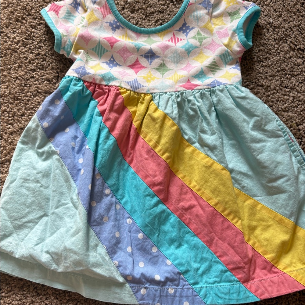 Matilda Jane Multicolor Geometric Kids Dress